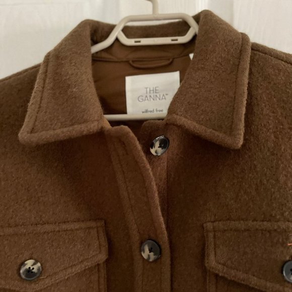 Aritzia Ganna Wool Brown Jacket - Picture 2 of 8